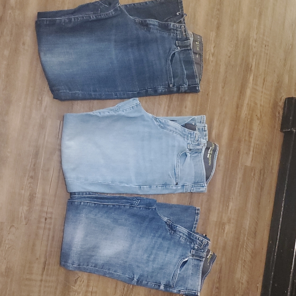 Men's Blue Denim Jeans - Lee Extreme Motion Regular Taper Fit EUC 30x32